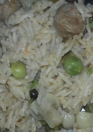 A picture of Veg rice.