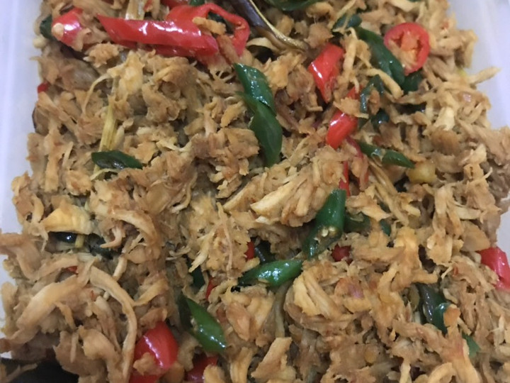 Resep Ayam Suwir Pedas Manis Anti Gagal