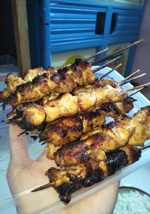 Foto resep Sate Ayam (Bumbu Sambal Kacang)