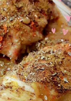 صورة لوصفة دجاج مشوي بصوص 🐔