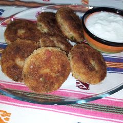 A picture of Fried Vegetable Cutlets.