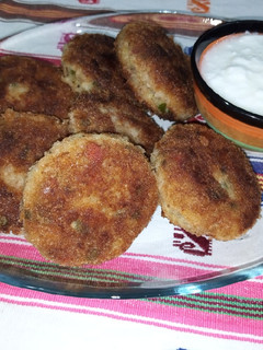 A picture of Fried Vegetable Cutlets.