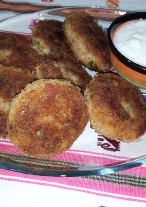 A picture of Fried Vegetable Cutlets.