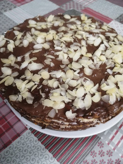 Una foto de 38. Tarta fría de coco y chocolate
