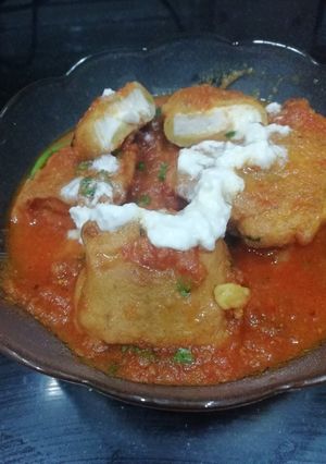A picture of Paneer Pakora Masala Curry.