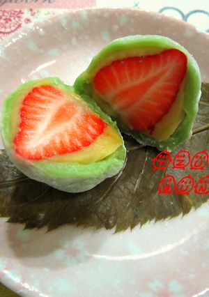 草莓大福 的食譜成品照片
