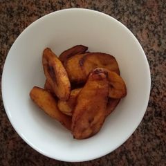 A picture of Fried plantains #quick fix breakfast.