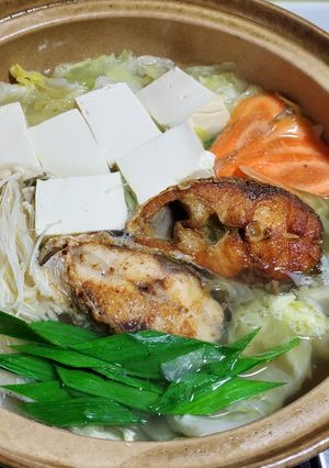 烏魚白菜豆腐鍋 的食譜成品照片