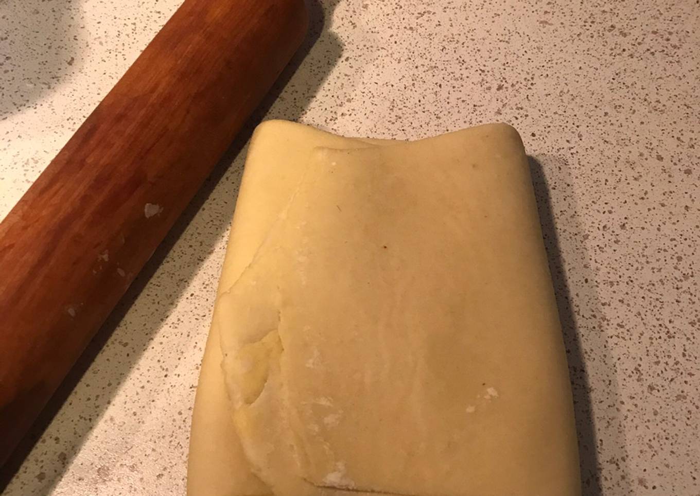 Pâte feuilletée inversée