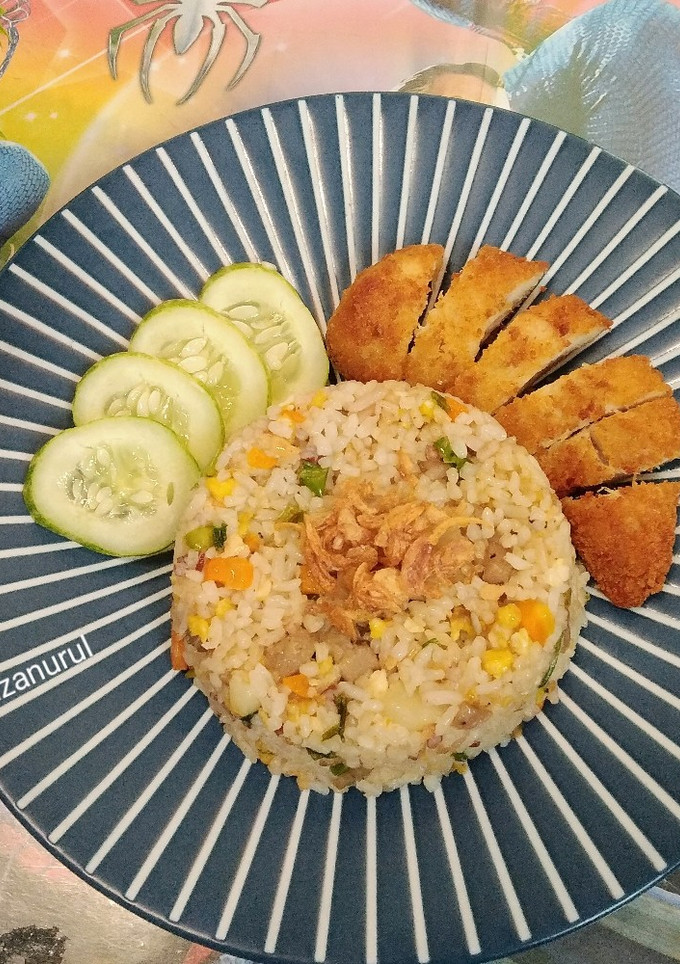 Foto resep Nasi Goreng Sangrai Bawang Putih