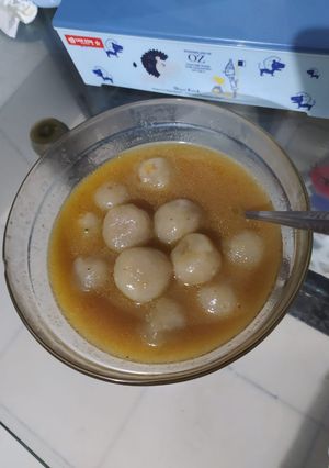 Foto resep Cilok kuah isi keju sosis