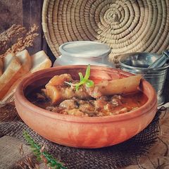 Mutton kunna paye A picture of Mutton kunna paye.