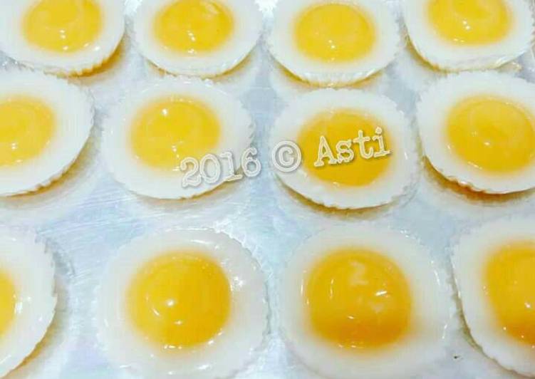 Puding telur ceplok