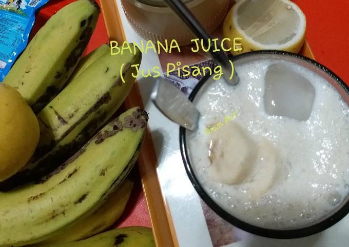 Banana Juice (Jus Pisang)