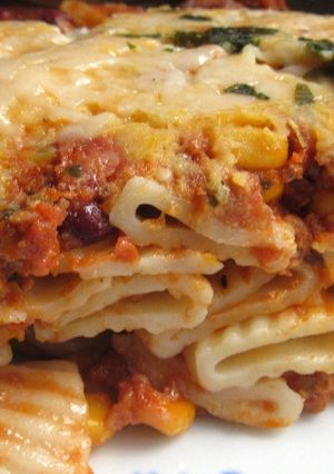 Babos-kukoricás ragu sütőtökpürével (Gluténmentesen is) recept fotója