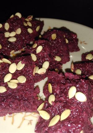 A picture of Bloody Beetroot Fudge.
