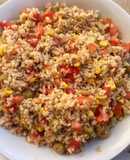 Ensalada de arroz. Ideal tupper!