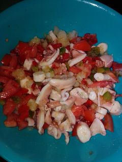Una foto de Pulpo a la vinagreta