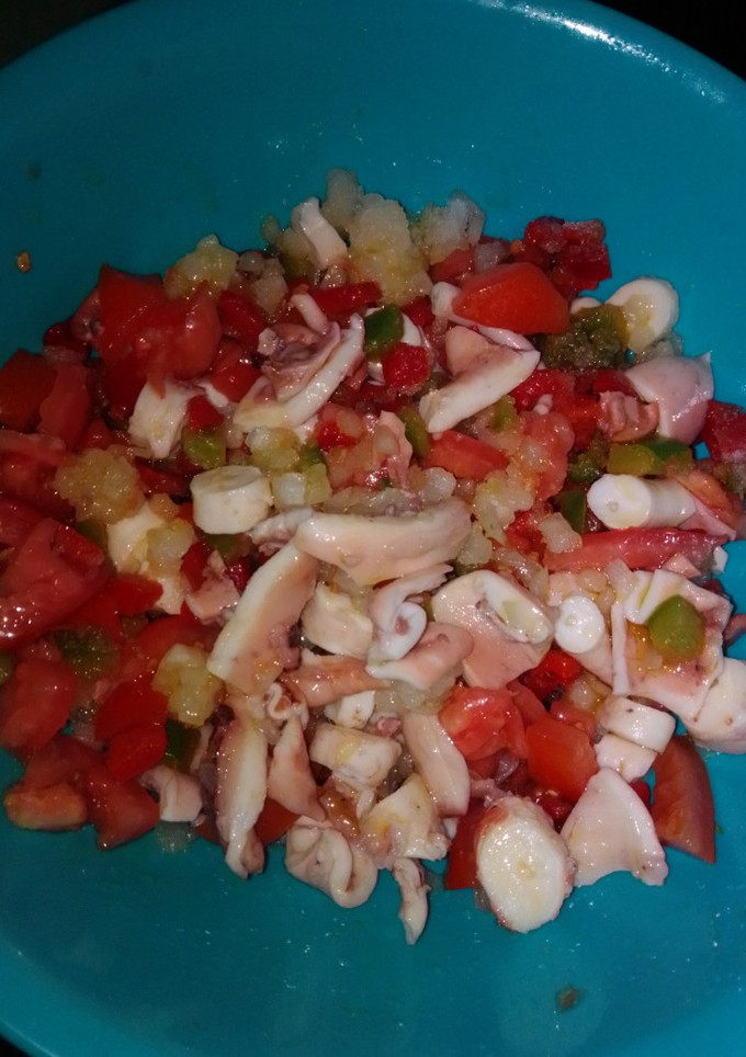 Una foto de Pulpo a la vinagreta