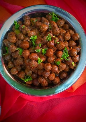 A picture of Masala chana.