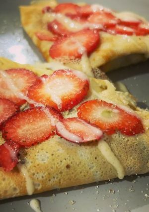 Una foto de Masa para crepas