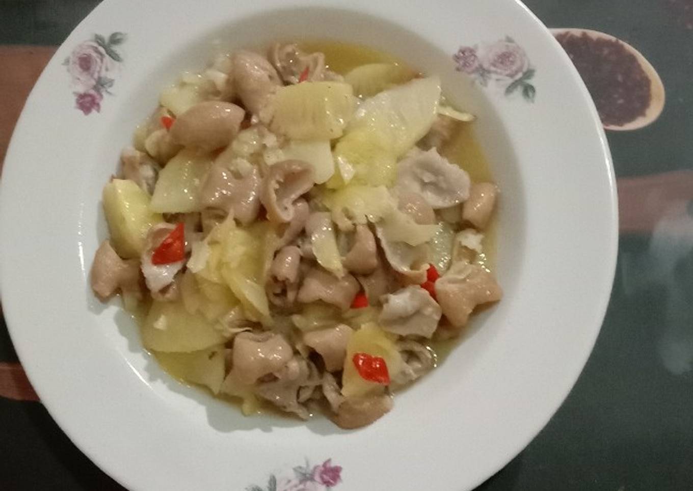 "Oseng usus nanas"😘👍🏼