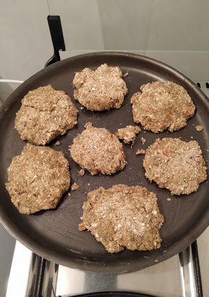 Una foto de Hamburguesas de Lentejas veganas 🍔