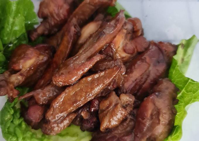 Resep Chicken wing lepas tulang lunak Anti Gagal