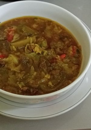 Foto resep Tongseng daging sapi tanpa santan