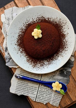 عکسی از دستور موس موزی شکلاتی 🌸 دسر رژیمی