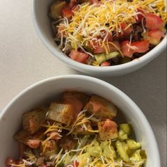 A picture of Ground Beef Burger Bowls.