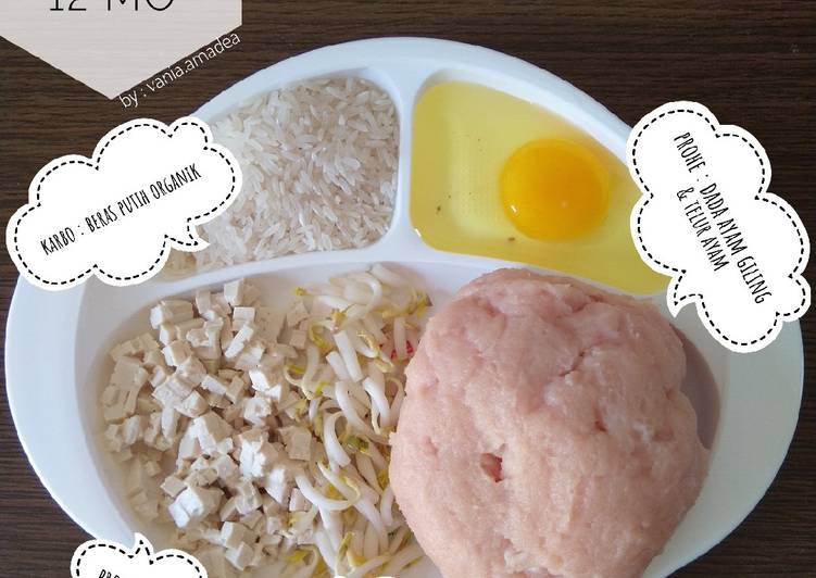 Resep Mpasi - Chicken Beans Sprouts Porridge, Enak Banget