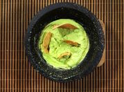 Una foto de dip de crema de leche
