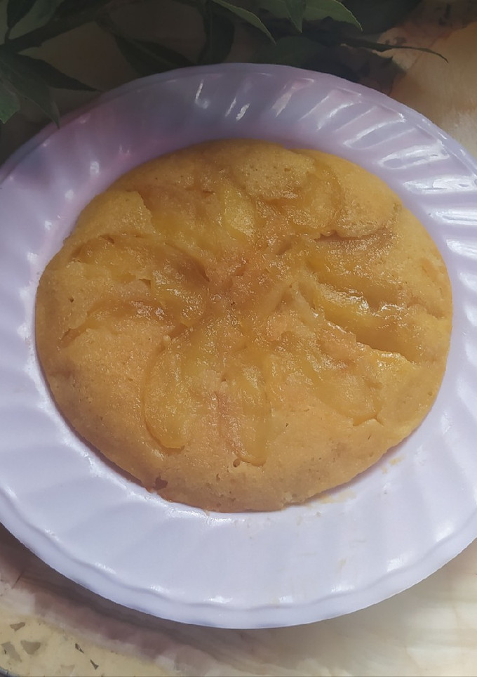 Una foto de Tarta de manzana sin tacc en sartén