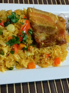 Una foto de Arroz con Chancho
