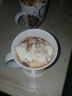 Una foto de Chocolate con malvaviscos