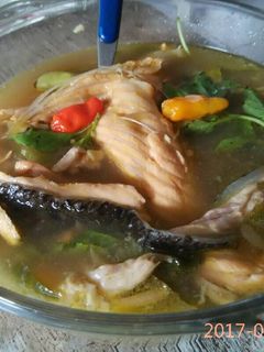 Foto resep Sup tulang belly salmon