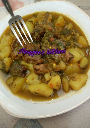 A picture of Sweet potato porridge.