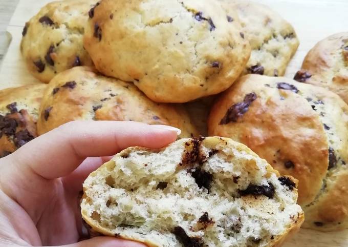 Cookioches aux pépites de chocolat noir 🍫❤️