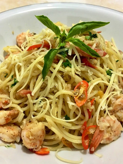 Foto resep Spaghetti aglio olio spicy