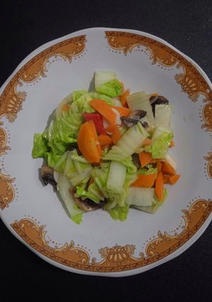 Foto resep Tumis Sawi Putih Wortel