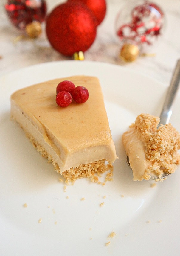 Una foto de Cheesecake de turrón ❤️