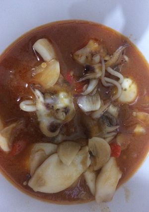 Foto resep Cumi pedes asam