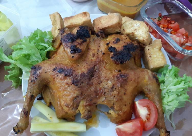 Resep Ayam Panggang Bumbu Rujak, Sempurna