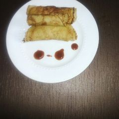 Plantain pancake A picture of Plantain pancake.