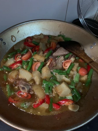 Cara Gampang Menyiapkan Resep Asem2 buncis iga n kikil Anti Ribet, Lezat