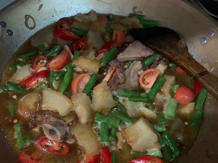 Cara Gampang Menyiapkan Resep Asem2 buncis iga n kikil Anti Ribet, Lezat