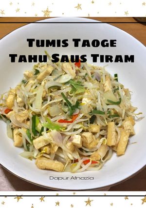 Foto resep Tumis Taoge Tahu Saus Tiram