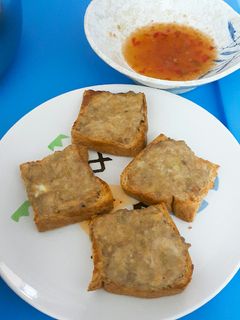 รูปของ ขนมปังหน้าหมู (แบบอบ) #อาหารไทยง่ายๆ