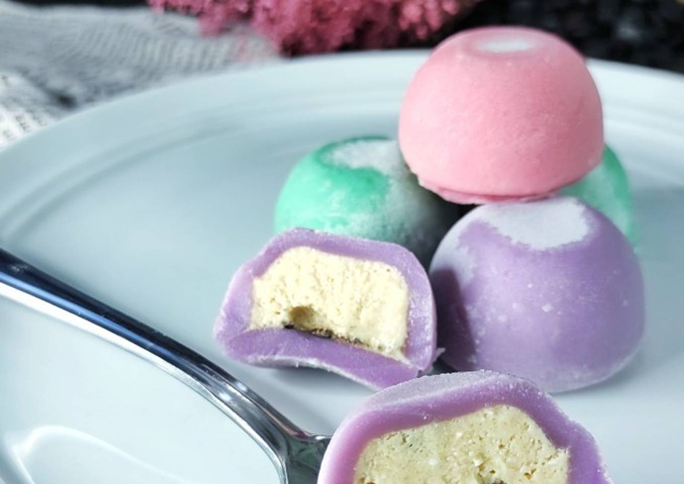 Resep Mochi Ice Cream Filling Tiramisu